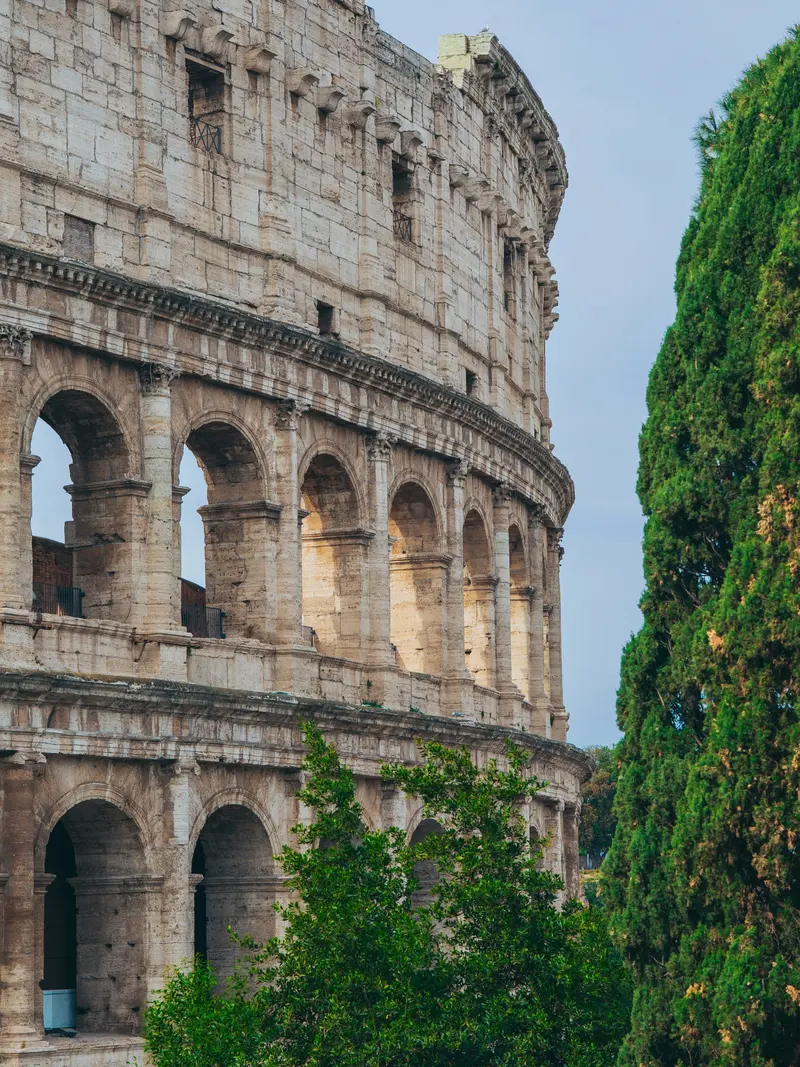 colosseum and trevi, rome 1