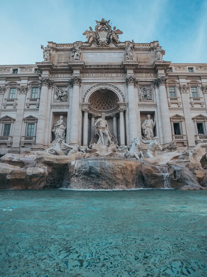 colosseum and trevi, rome 2