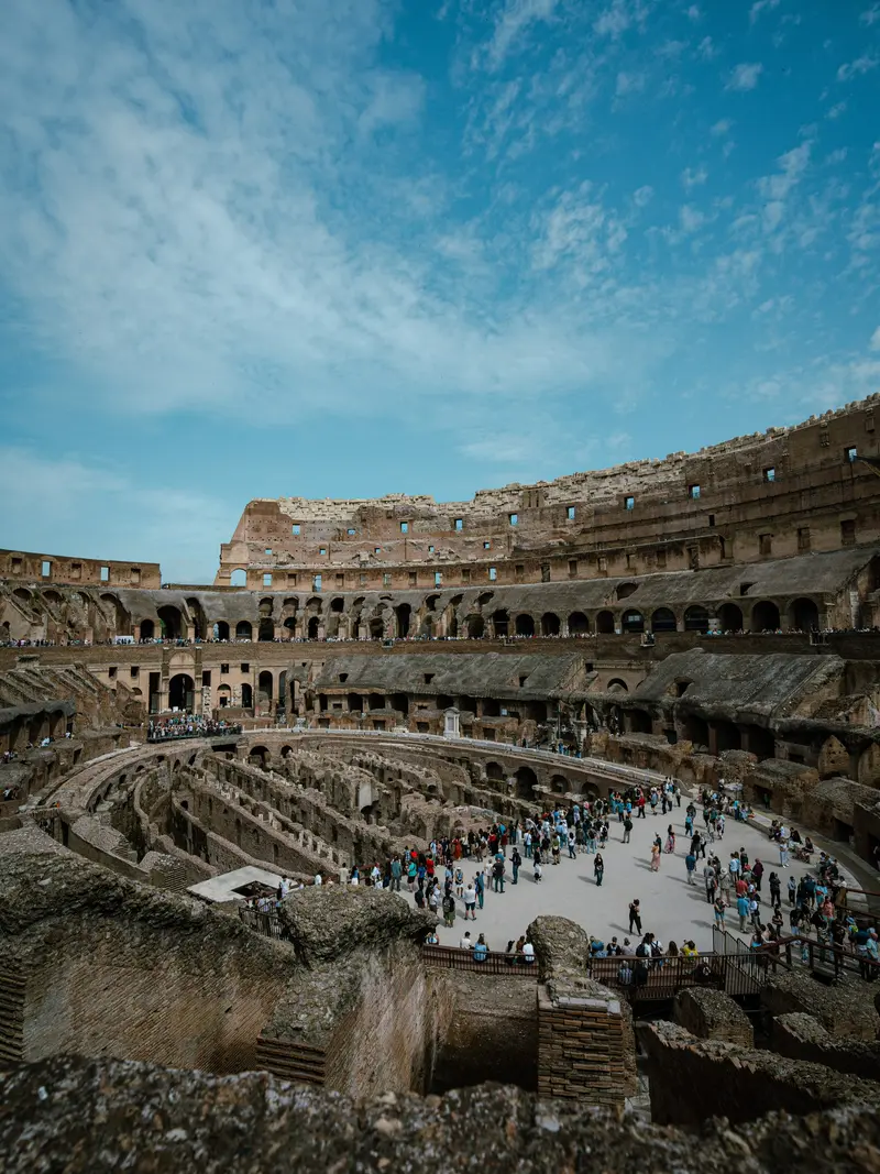 colosseum and trevi, rome 5