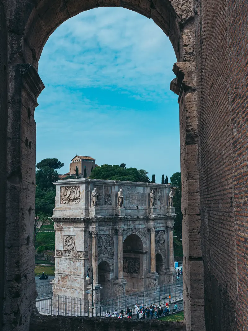 colosseum and trevi, rome 7